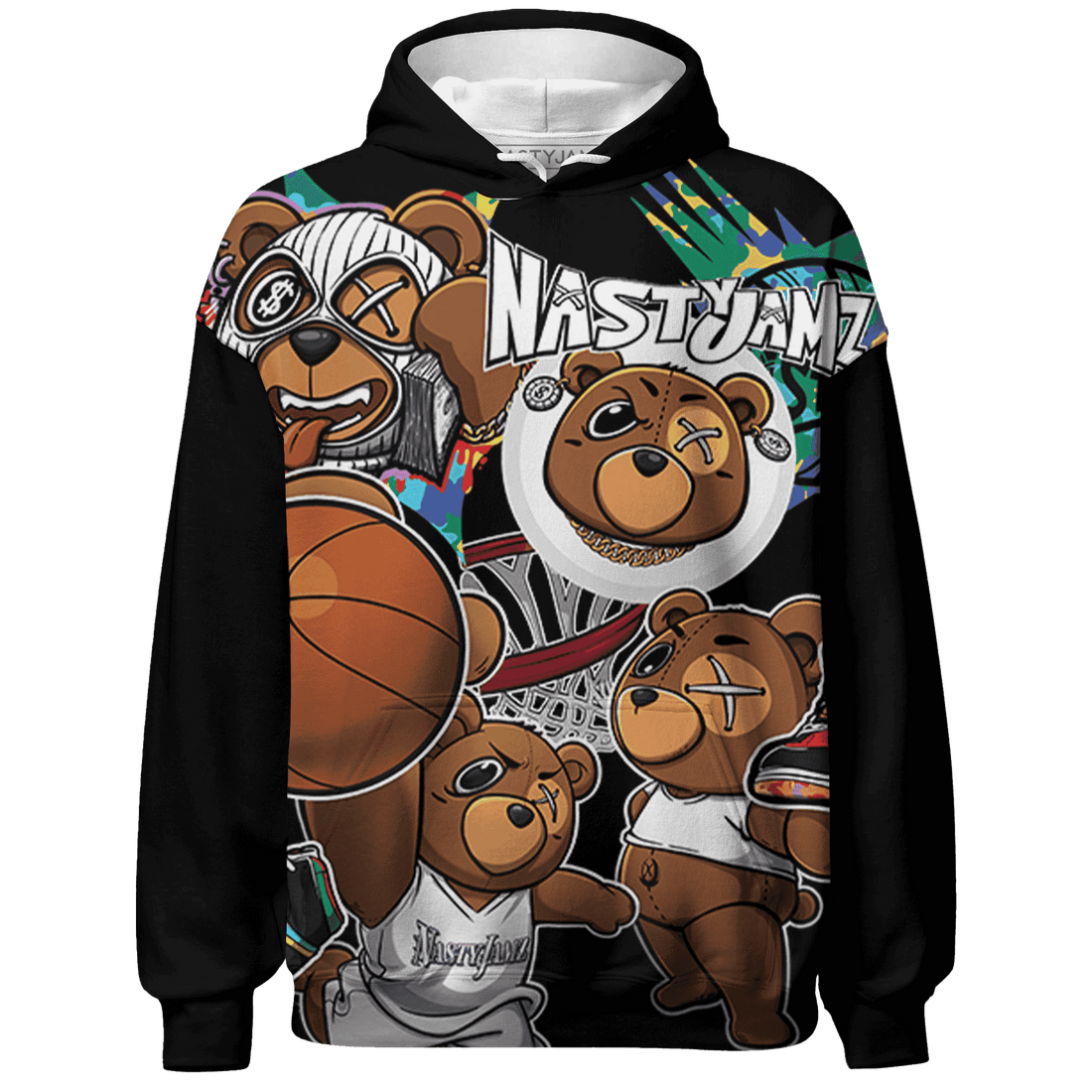 Mid GS Six Championships 1s Hoodie Match BER Wallpapers 3D All-Over Print - NastyJamz