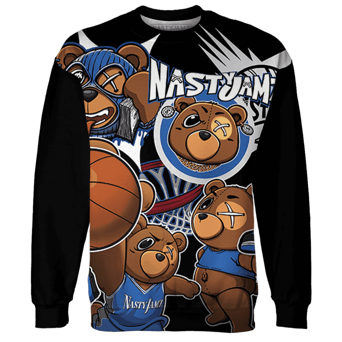 Royal Reimagined 1s Sweatshirt Match BER Wallpapers 3D All-Over Print - NastyJamz