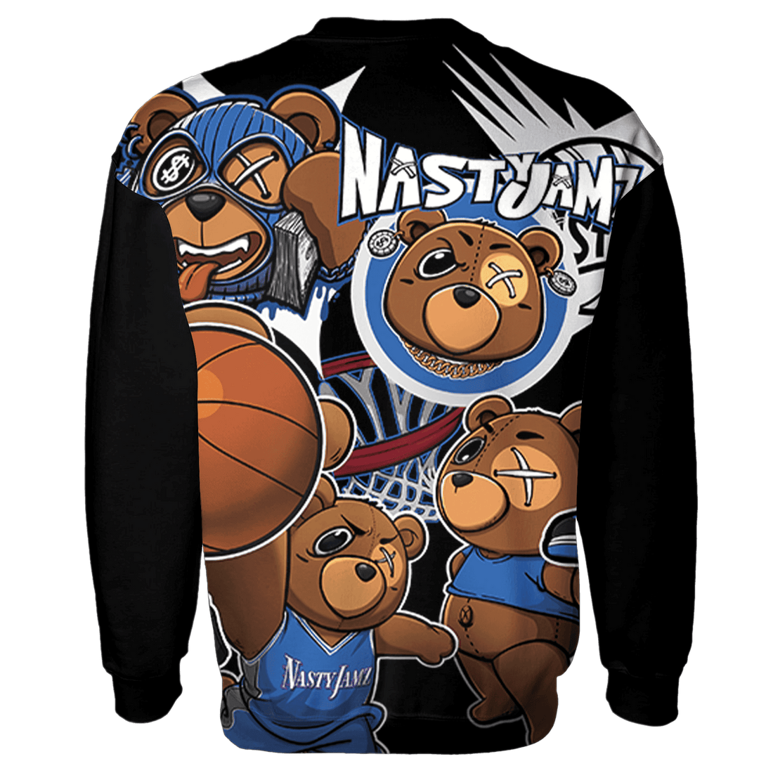 Royal Reimagined 1s Sweatshirt Match BER Wallpapers 3D All-Over Print - NastyJamz