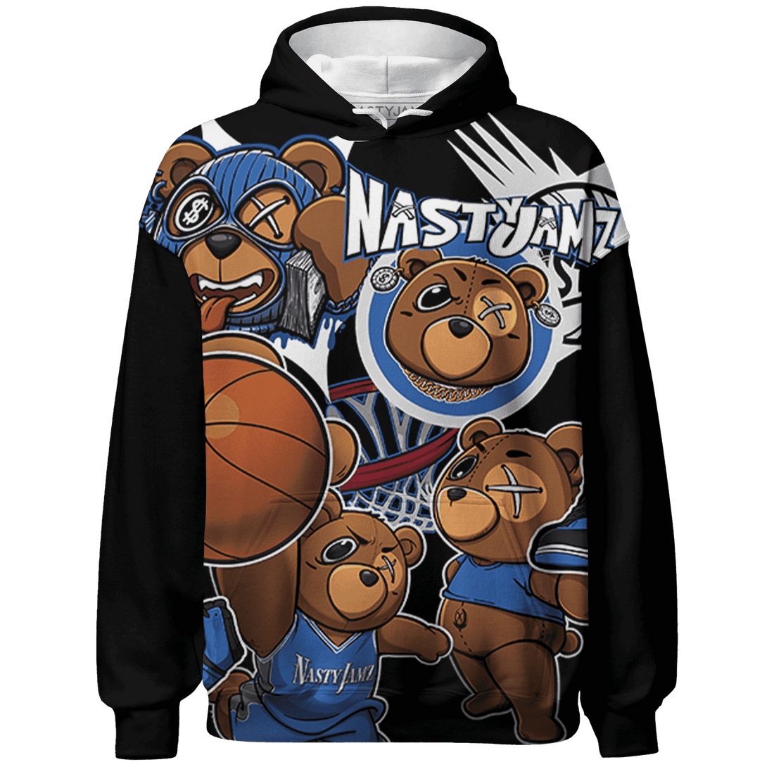 Royal Reimagined 1s Hoodie Match BER Wallpapers 3D All-Over Print - NastyJamz