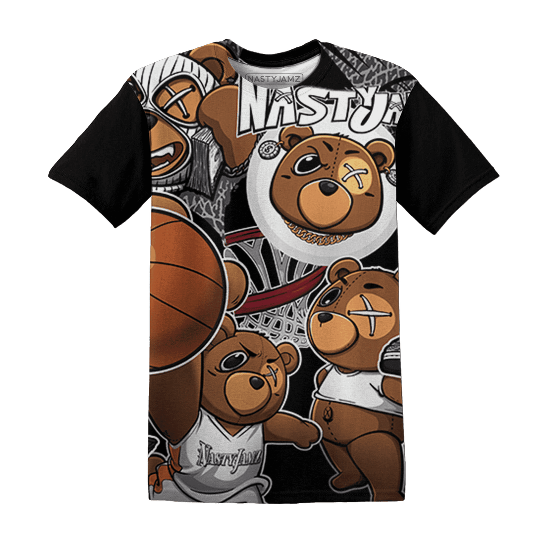 Fear Pack 3s T Shirt Match BER Wallpapers 3D All-Over Print - NastyJamz