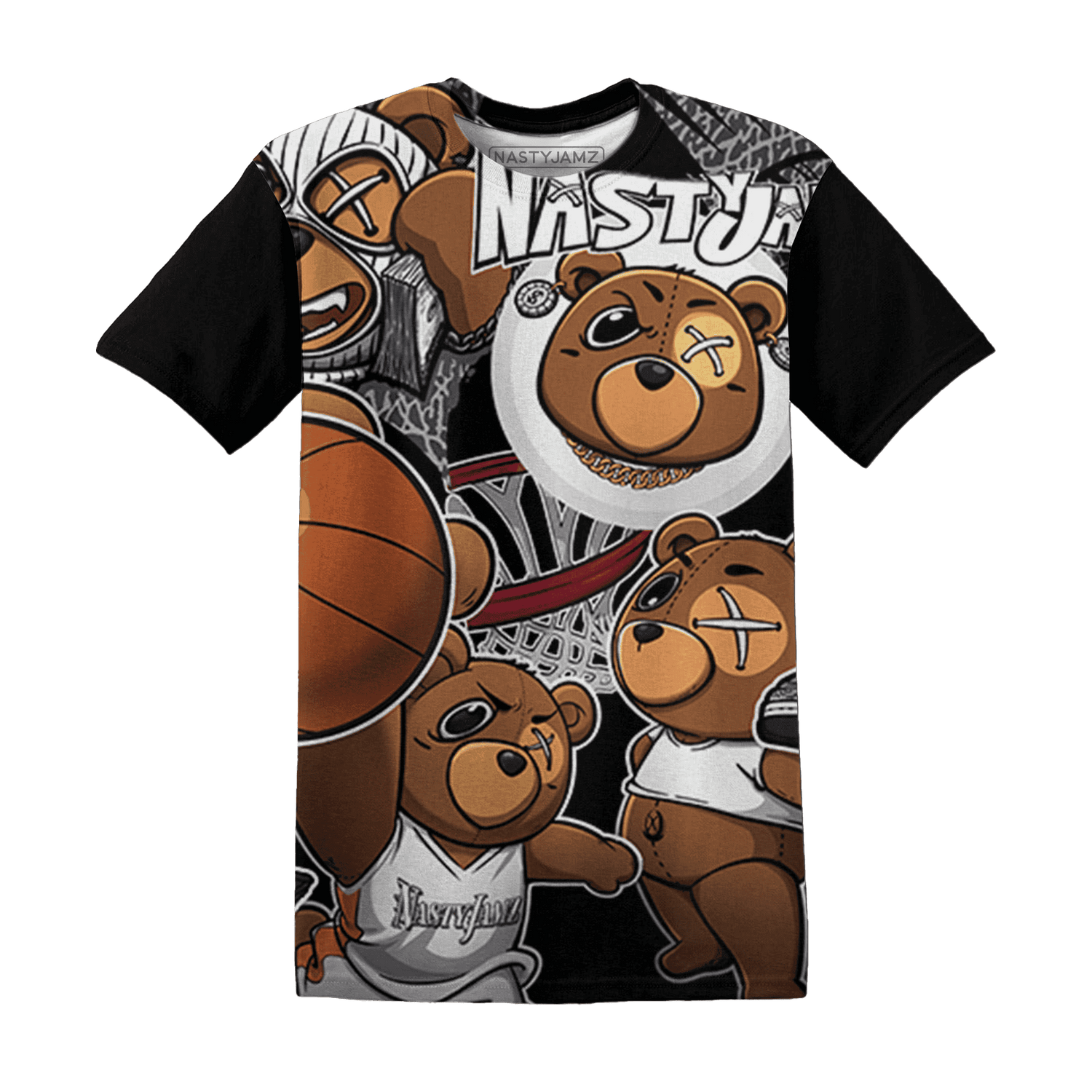 Fear Pack 3s T Shirt Match BER Wallpapers 3D All-Over Print - NastyJamz