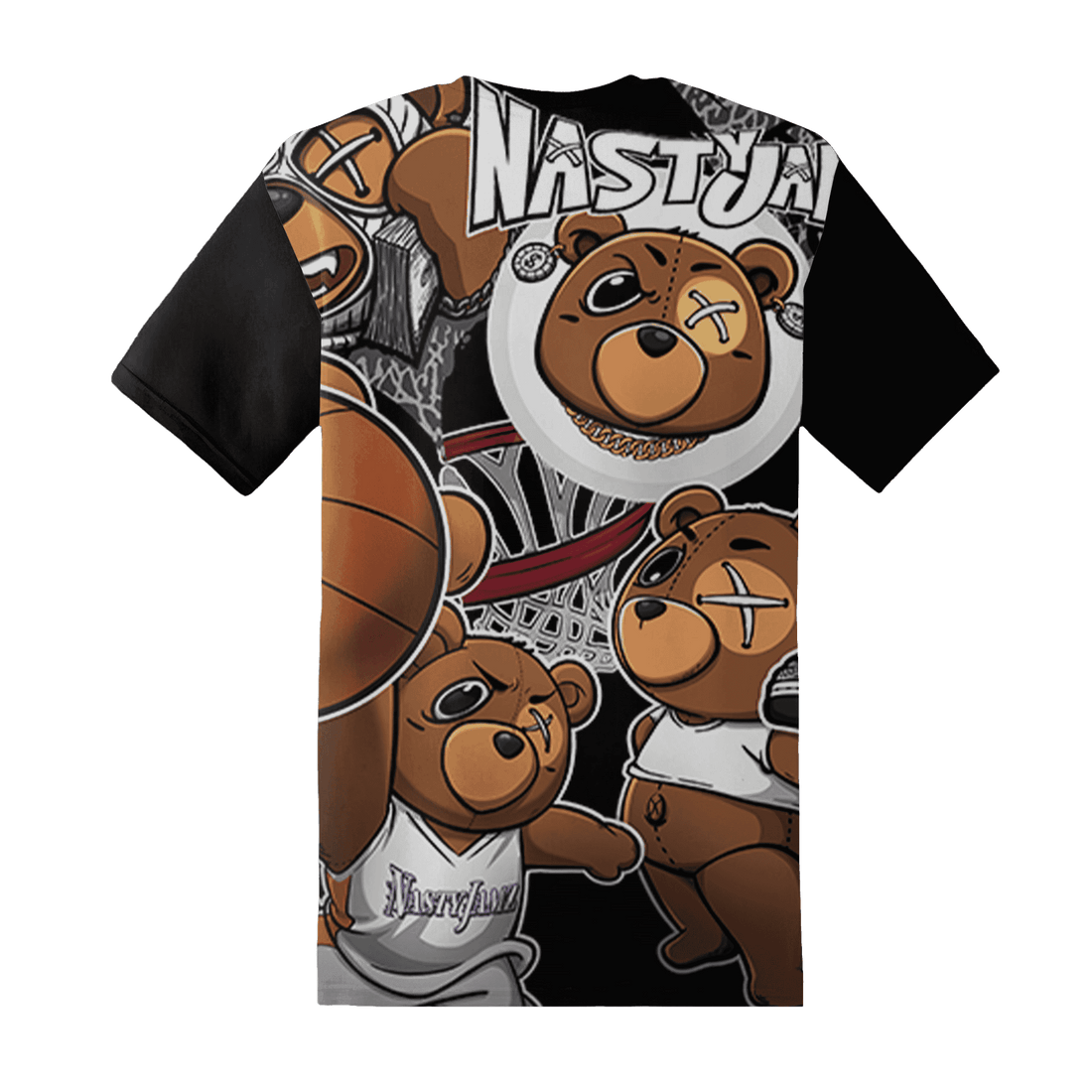 Fear Pack 3s T Shirt Match BER Wallpapers 3D All-Over Print - NastyJamz