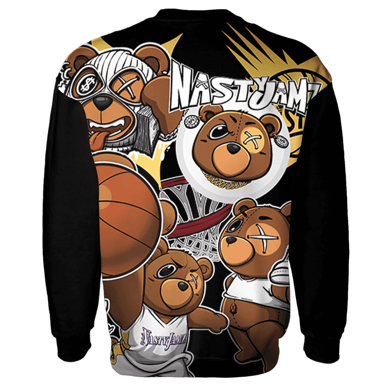 Sail 4s Sweatshirt Match BER Wallpapers 3D All-Over Print - NastyJamz