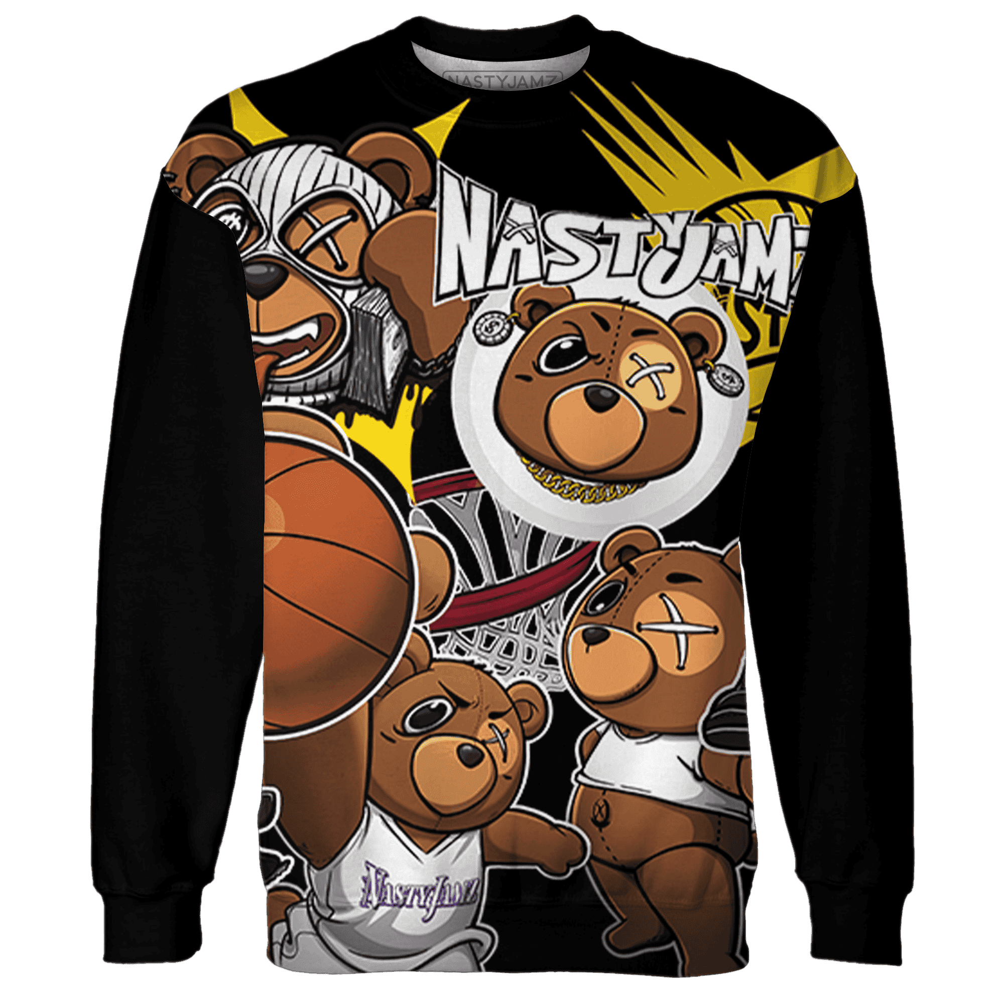 Thunder 4s Sweatshirt Match BER Wallpapers 3D All-Over Print - NastyJamz