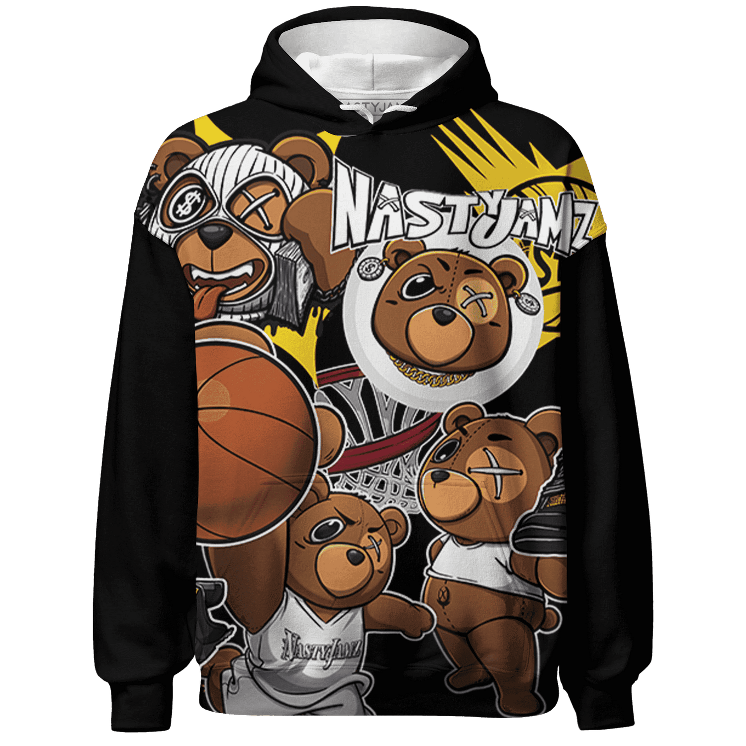 Thunder 4s Hoodie Match BER Wallpapers 3D All-Over Print - NastyJamz