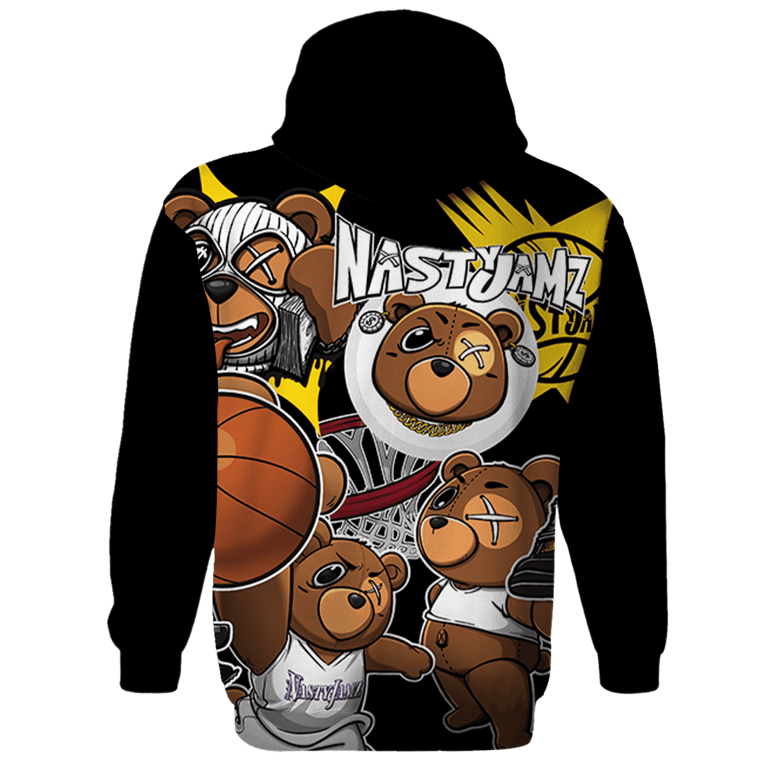 Thunder 4s Hoodie Match BER Wallpapers 3D All-Over Print - NastyJamz