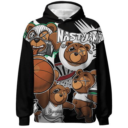 Lucky Green 5s Hoodie Match BER Wallpapers 3D All-Over Print - NastyJamz