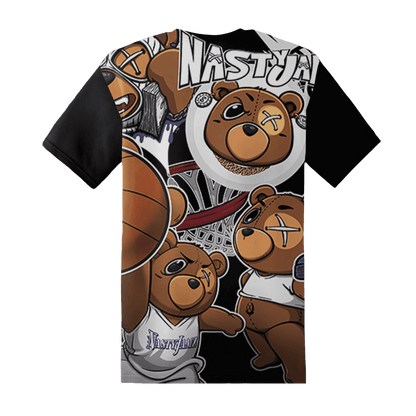 Midnight Navy 5s T Shirt Match BER Wallpapers 3D All-Over Print - NastyJamz