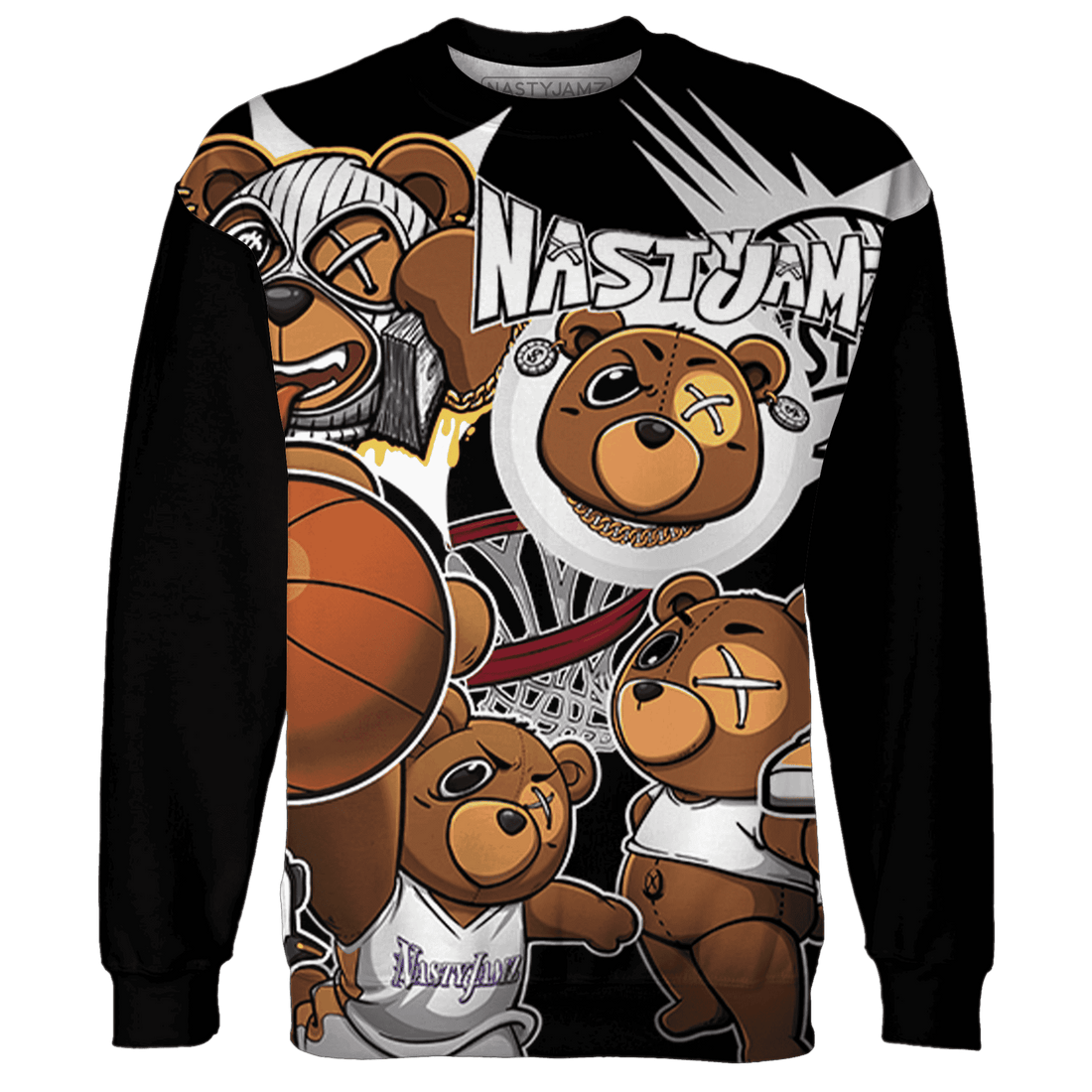 Yellow Ochre 6s Sweatshirt Match BER Wallpapers 3D All-Over Print - NastyJamz