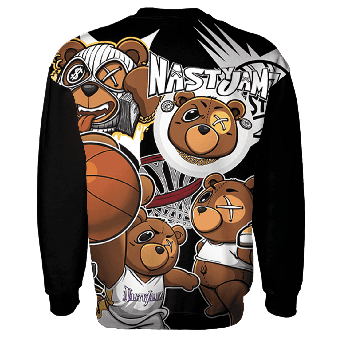 Yellow Ochre 6s Sweatshirt Match BER Wallpapers 3D All-Over Print - NastyJamz