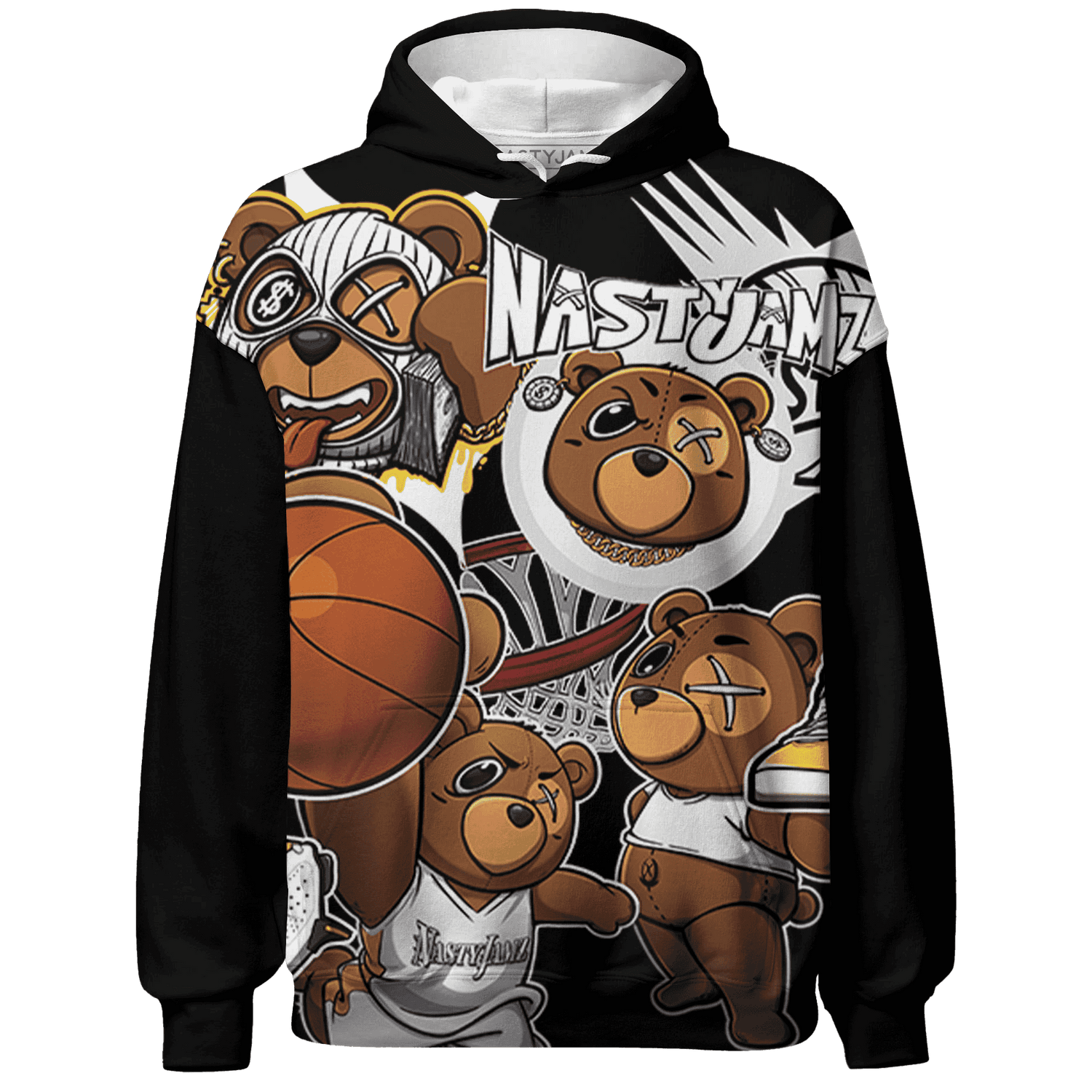 Yellow Ochre 6s Hoodie Match BER Wallpapers 3D All-Over Print - NastyJamz
