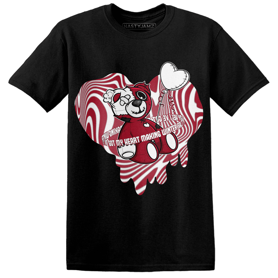 Retro Red Taxi 12s T Shirt Match BER Winter - NastyJamz