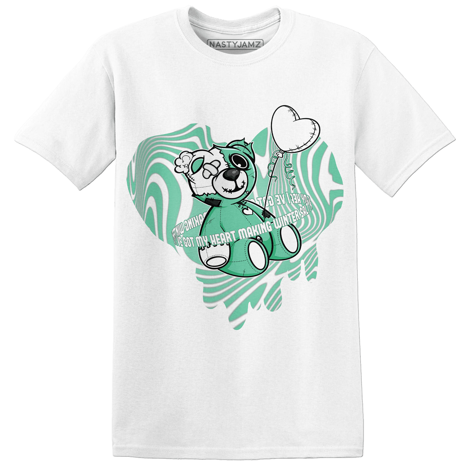 High OG Green Glow 1s T Shirt Match BER Winter - NastyJamz