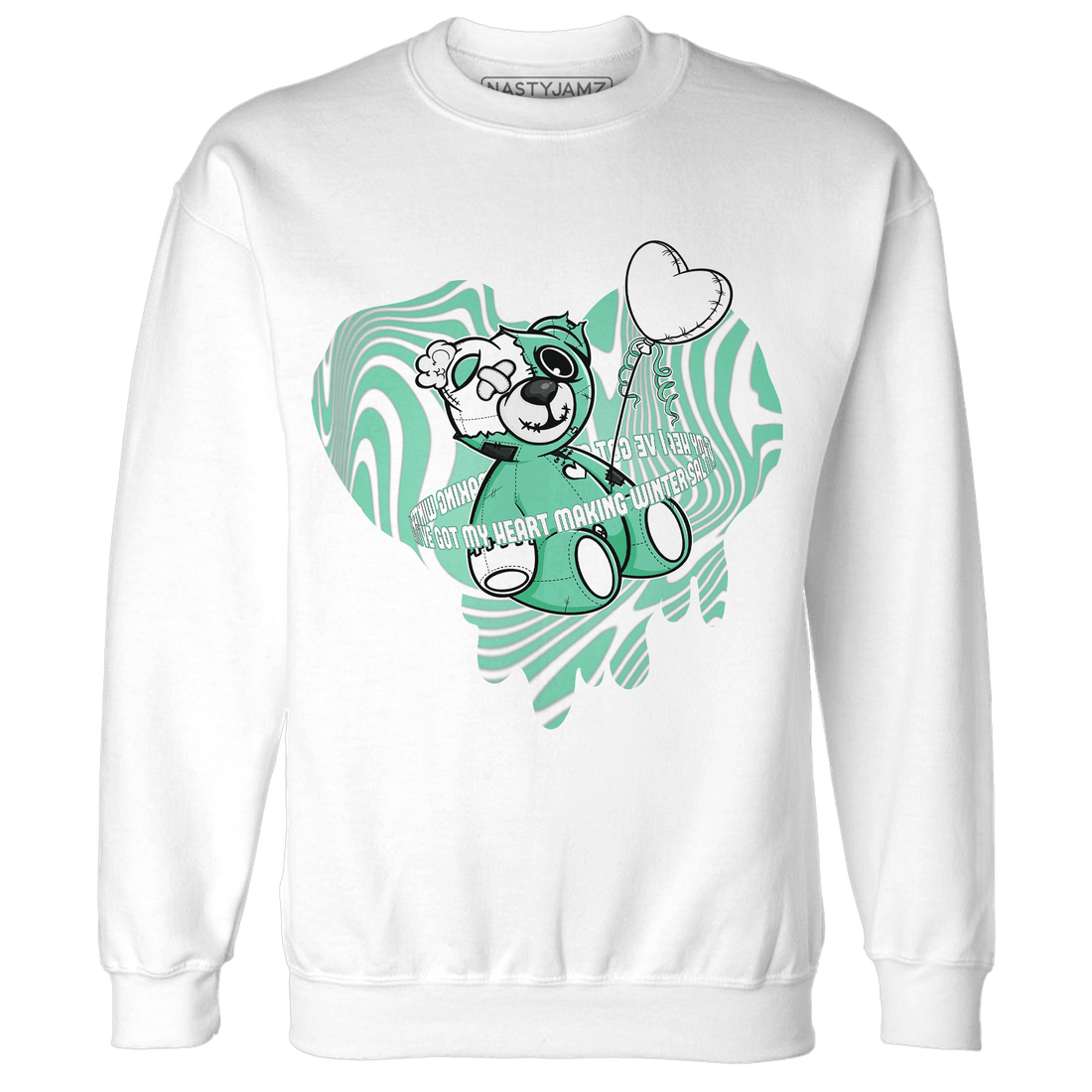 High OG Green Glow 1s Sweatshirt Match BER Winter - NastyJamz