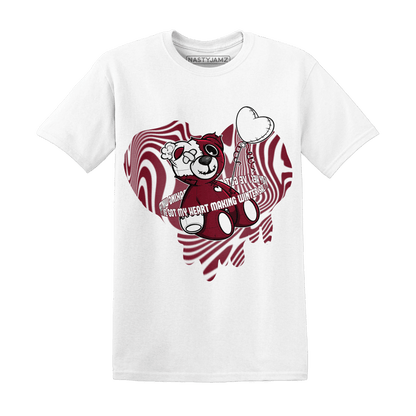 High White Team Red 1s T Shirt Match BER Winter - NastyJamz