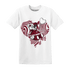 High White Team Red 1s T Shirt Match BER Winter - NastyJamz