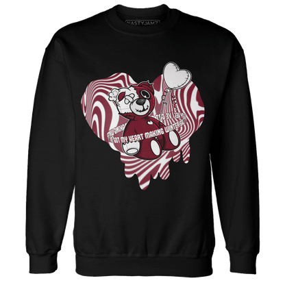 High White Team Red 1s Sweatshirt Match BER Winter - NastyJamz