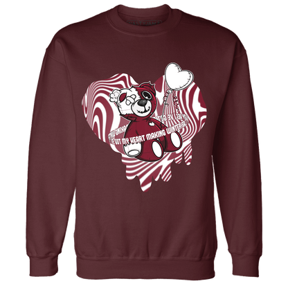 High White Team Red 1s Sweatshirt Match BER Winter - NastyJamz