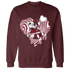 High White Team Red 1s Sweatshirt Match BER Winter - NastyJamz