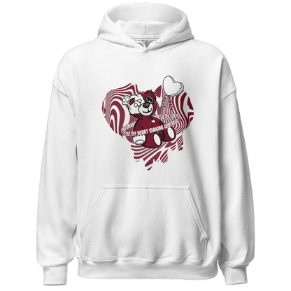High White Team Red 1s Hoodie Match BER Winter - NastyJamz