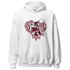 High White Team Red 1s Hoodie Match BER Winter - NastyJamz