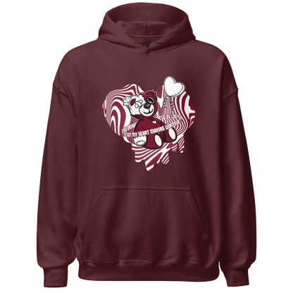 High White Team Red 1s Hoodie Match BER Winter - NastyJamz