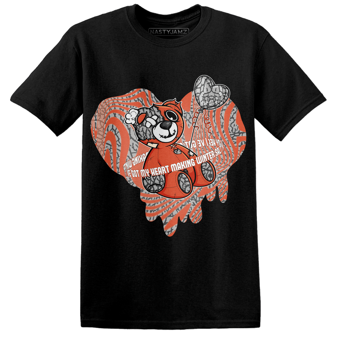 Georgia Peach 3s T Shirt Match BER Winter - NastyJamz