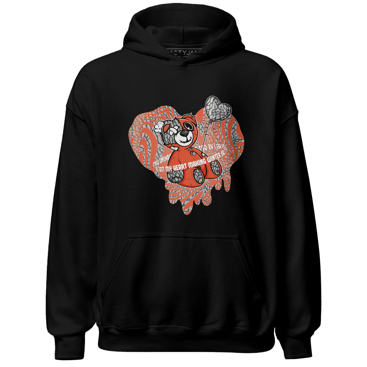 Georgia Peach 3s Hoodie Match BER Winter - NastyJamz