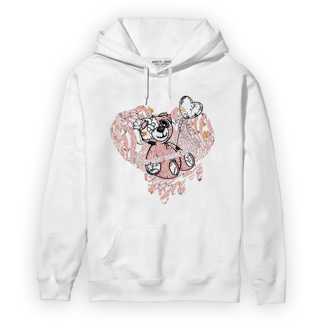 Red Stardust 3s Hoodie Match BER Winter - NastyJamz