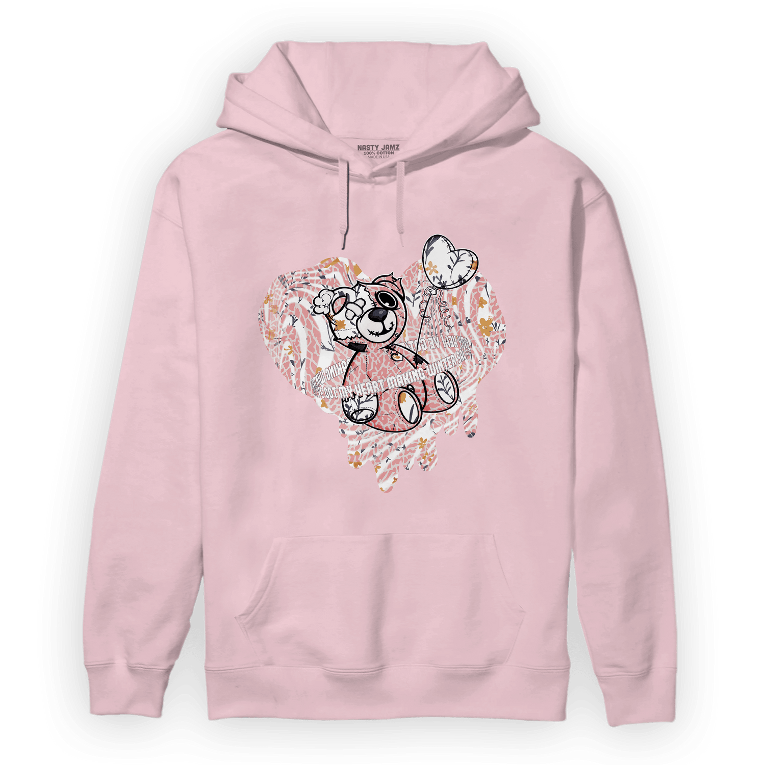 Red Stardust 3s Hoodie Match BER Winter - NastyJamz