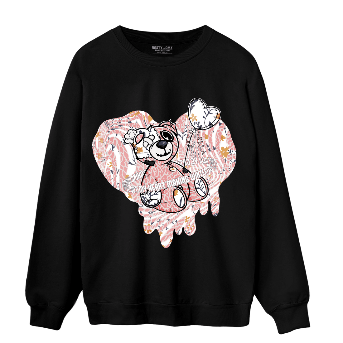 Red Stardust 3s Sweatshirt Match BER Winter - NastyJamz