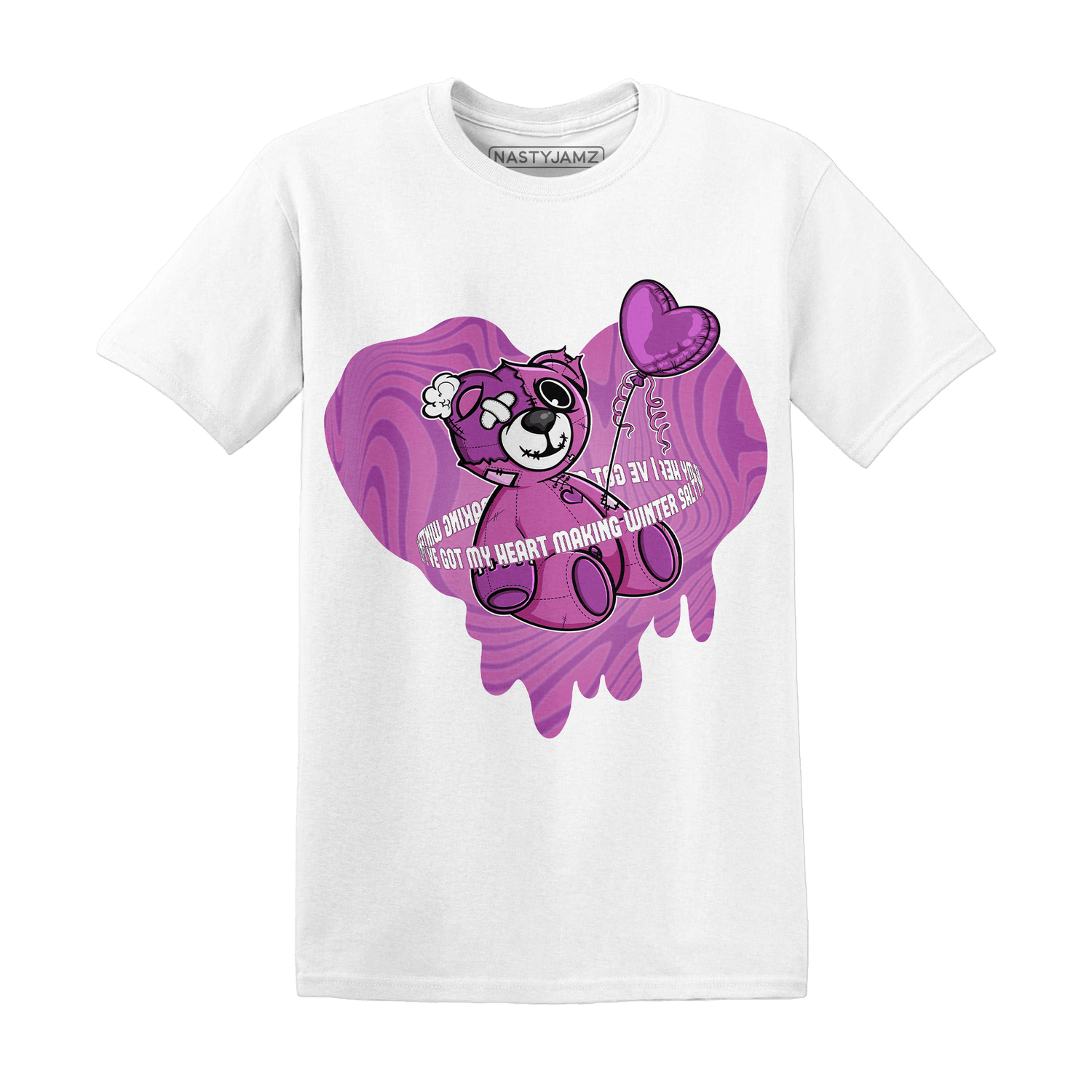 GS Hyper Violet 4s T Shirt Match BER Winter - NastyJamz