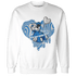 Industrial Blue 4s Sweatshirt Match BER Winter - NastyJamz
