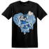 Industrial Blue 4s T Shirt Match BER Winter - NastyJamz