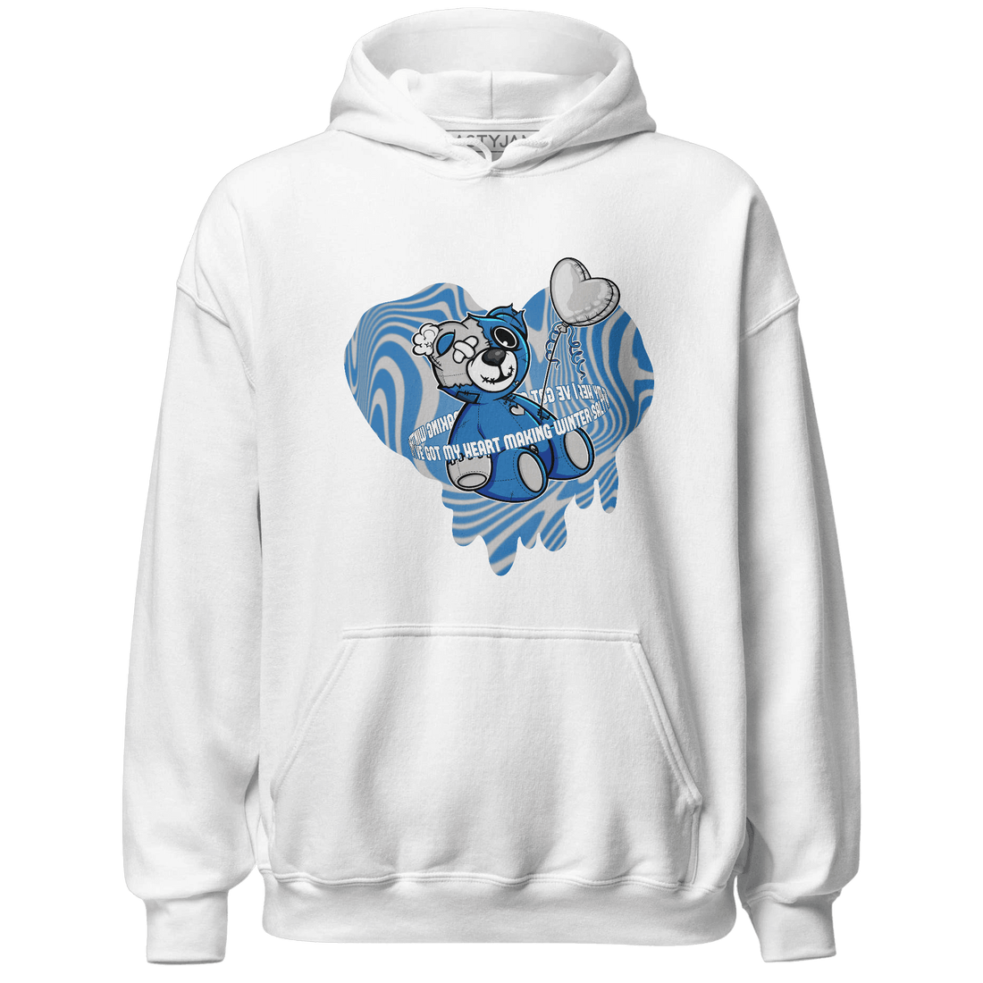 Industrial Blue 4s Hoodie Match BER Winter - NastyJamz
