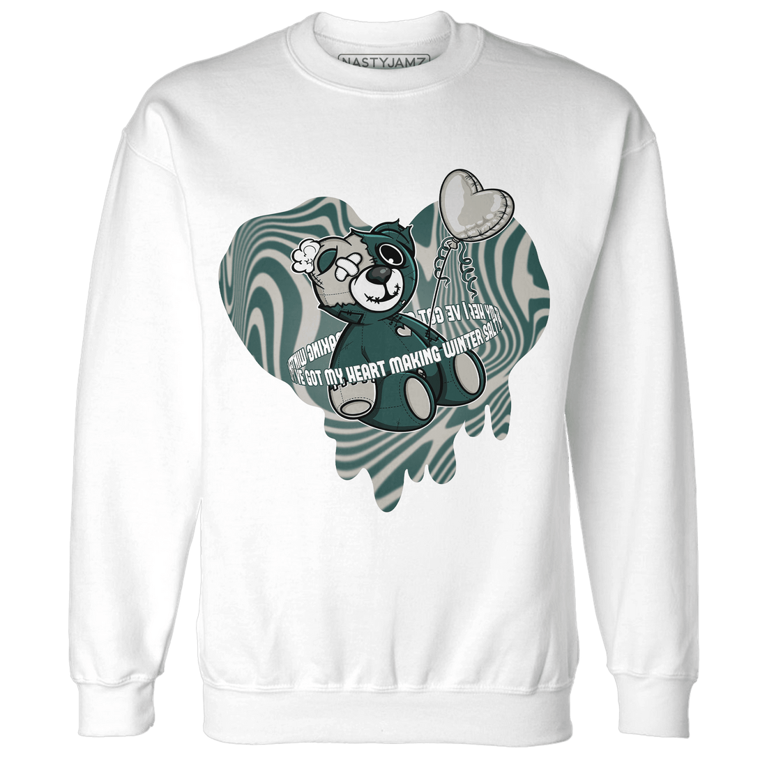 Oxidized Green 4s Sweatshirt Match BER Winter - NastyJamz