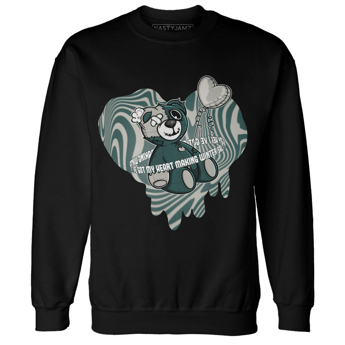 Oxidized Green 4s Sweatshirt Match BER Winter - NastyJamz