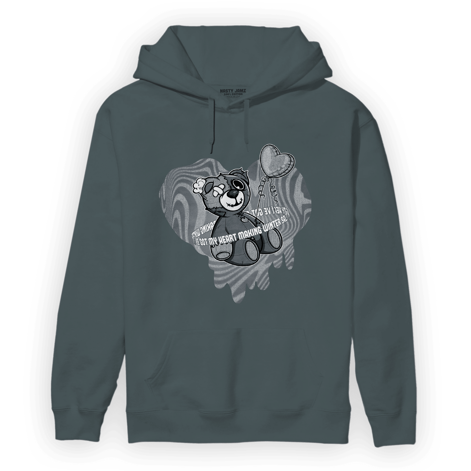 Air Max 90 Iron Grey Hoodie Match BER Winter - NastyJamz