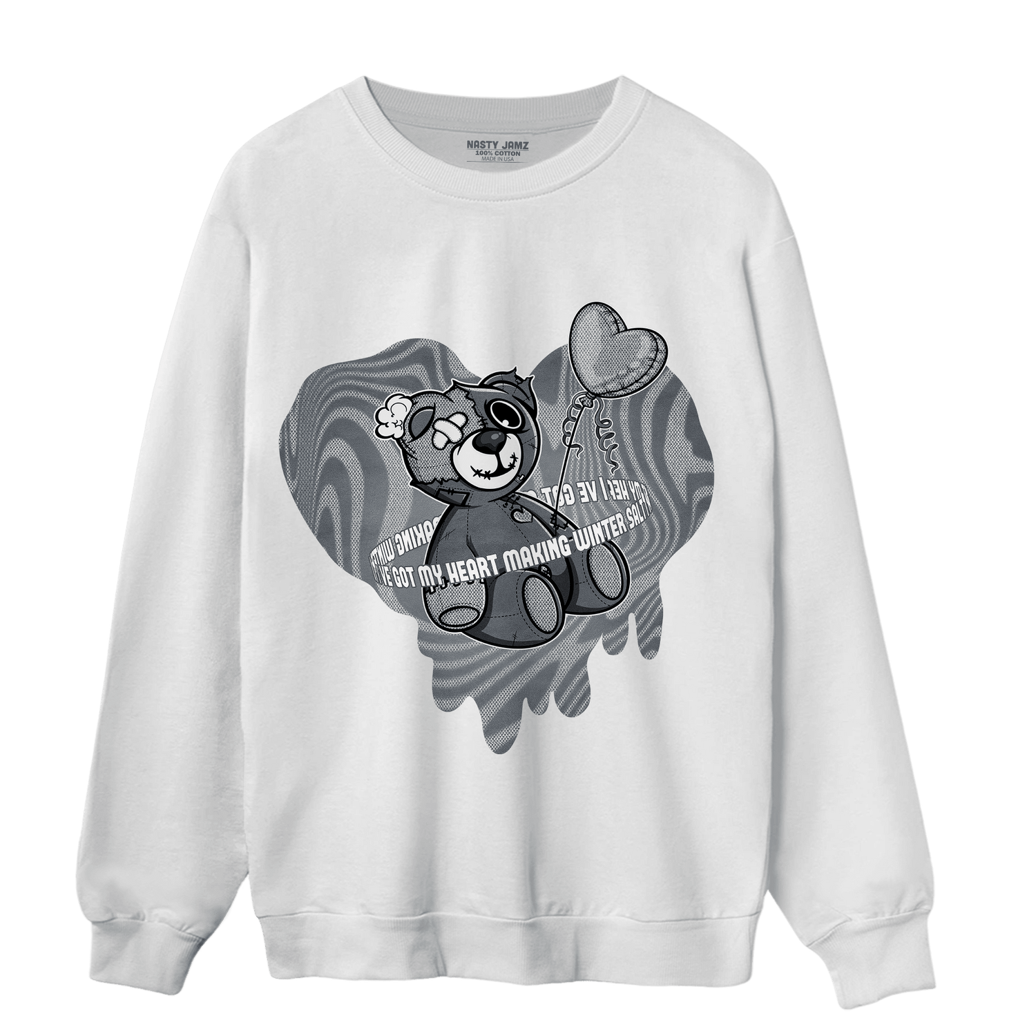 Air Max 90 Iron Grey Sweatshirt Match BER Winter - NastyJamz