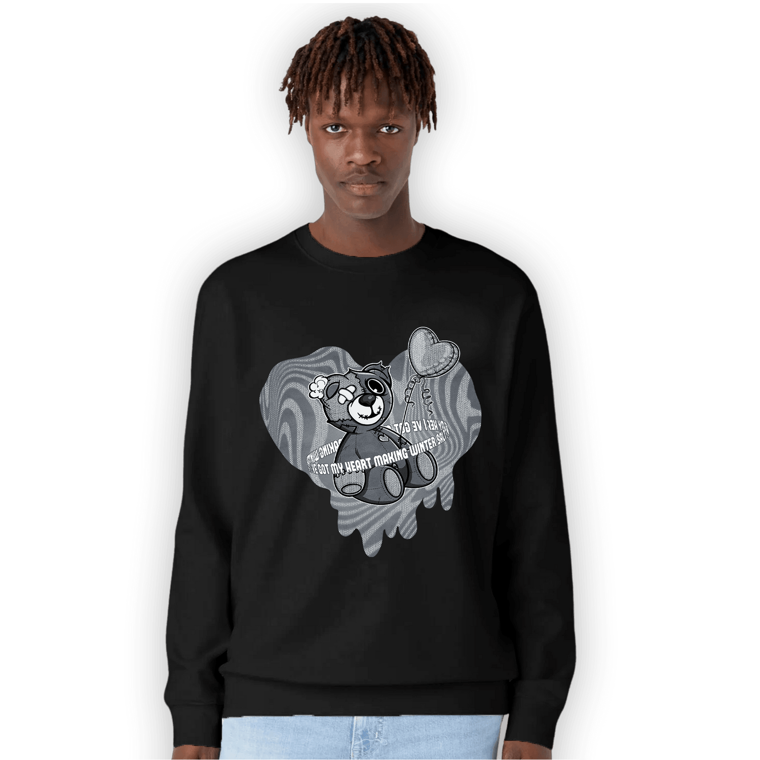 Air Max 90 Iron Grey Sweatshirt Match BER Winter - NastyJamz