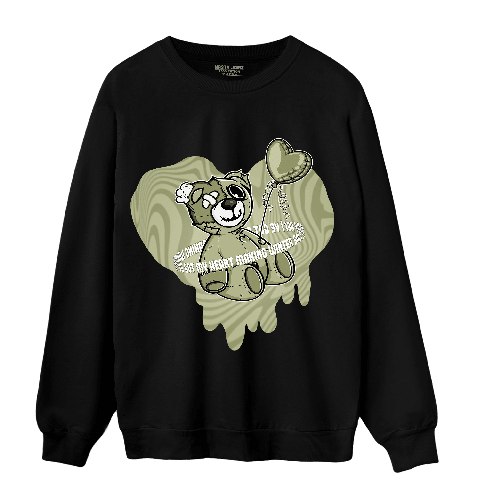 Yeezy Slide Resin Sweatshirt Match BER Winter - NastyJamz