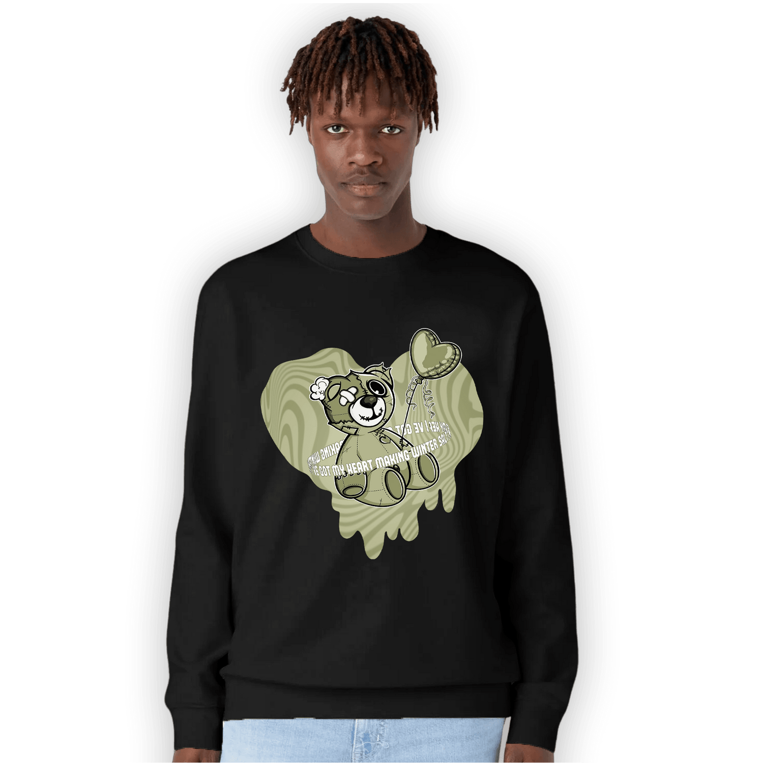 Yeezy Slide Resin Sweatshirt Match BER Winter - NastyJamz