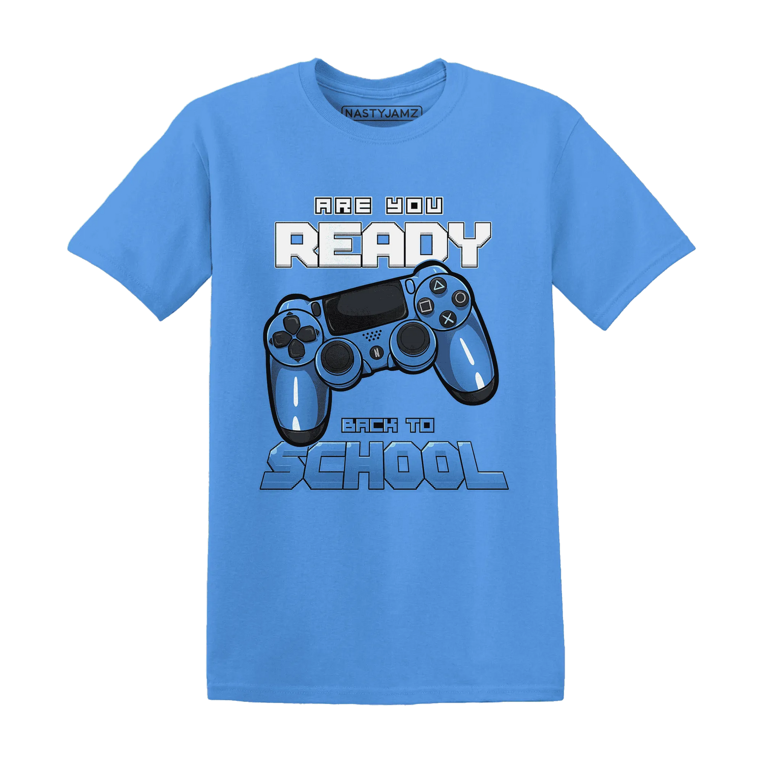 NastyJamz-Carolina-Blue-Univercitii-17s-T-Shirt-Match-Back-To-School