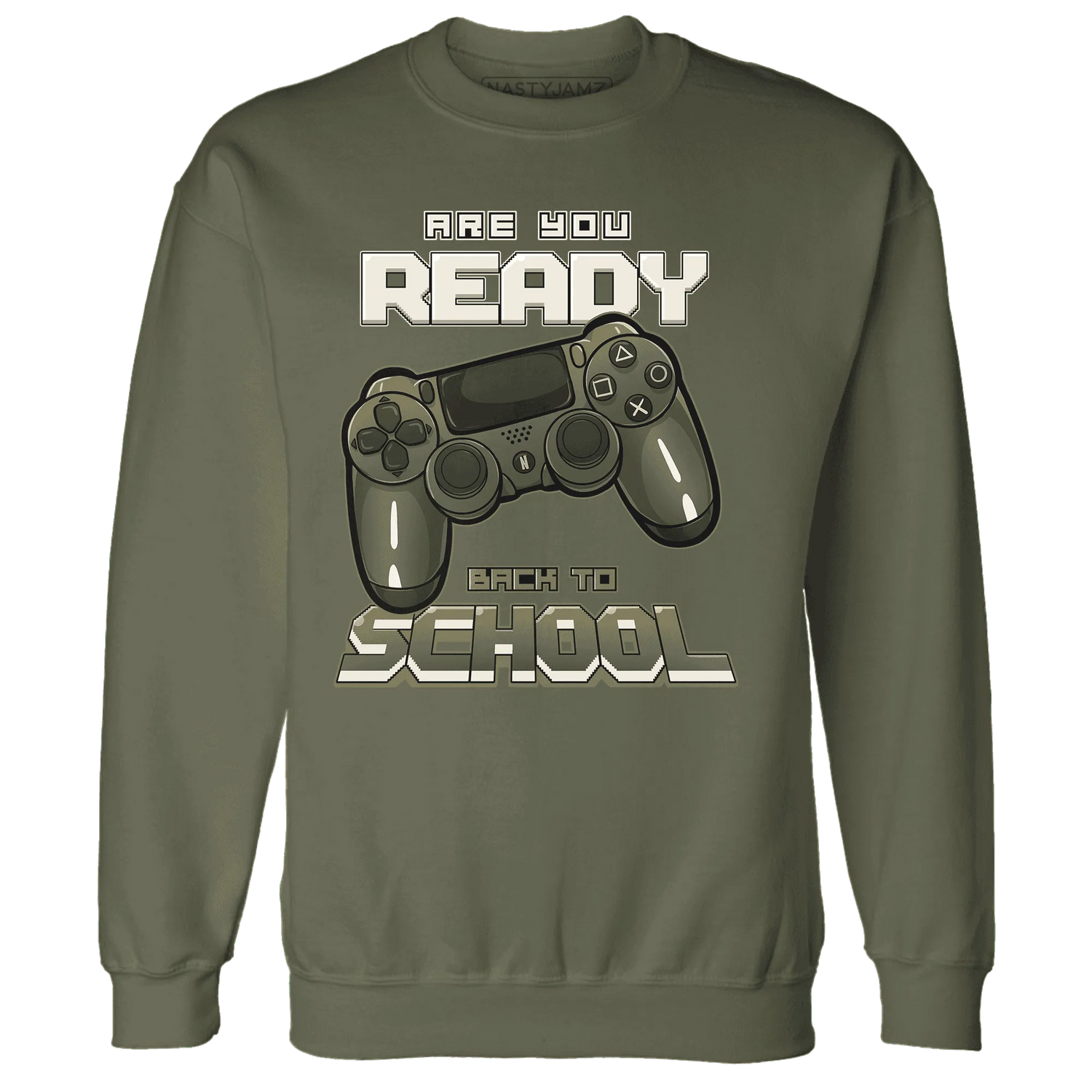 NastyJamz-Medium-Olive-1s-Sweatshirt-Match-Back-To-School