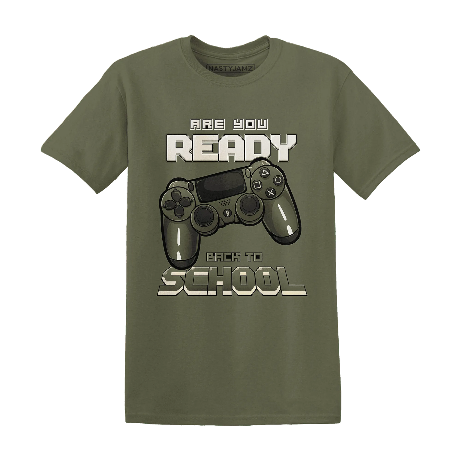NastyJamz-Medium-Olive-1s-T-Shirt-Match-Back-To-School