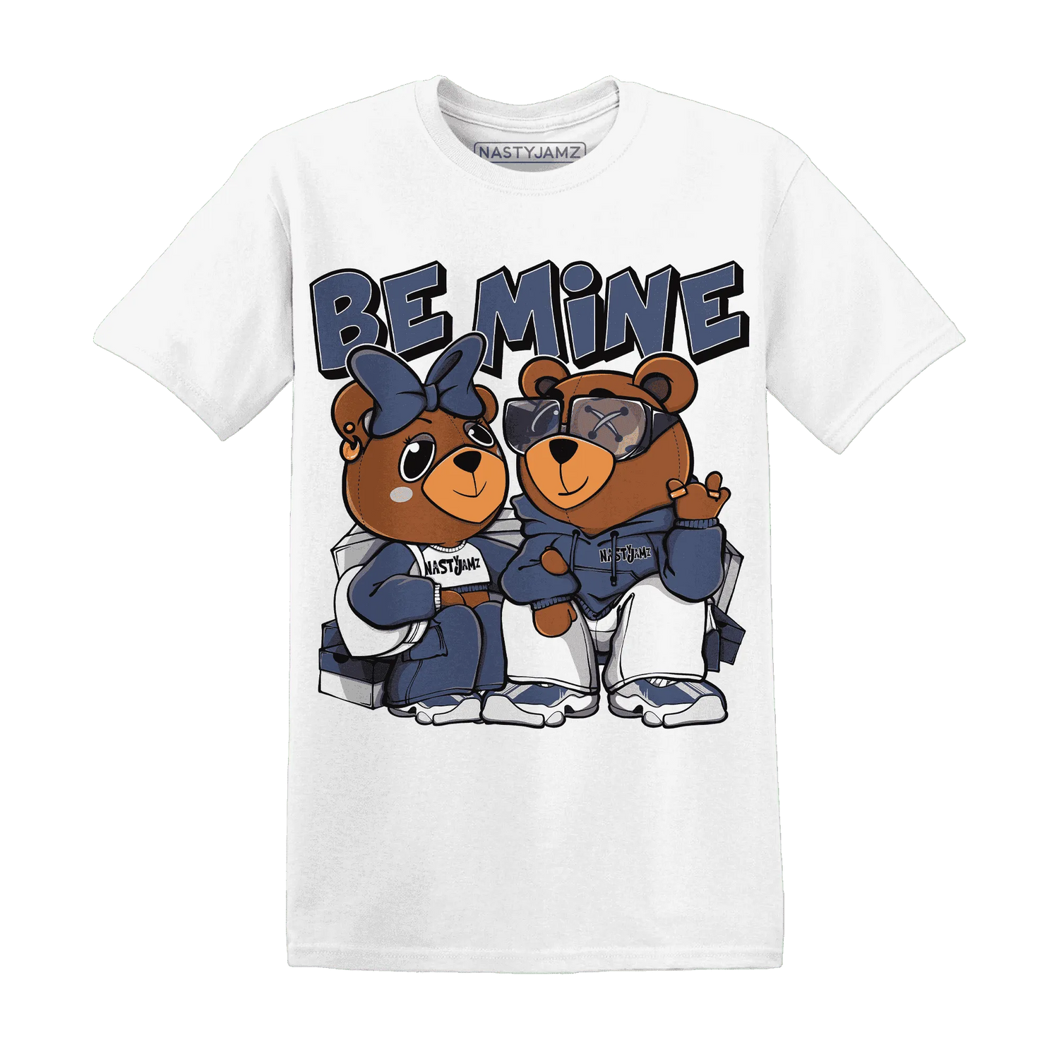 Low-Diffused-Blue-11s-T-Shirt-Match-Be-Mine-BER