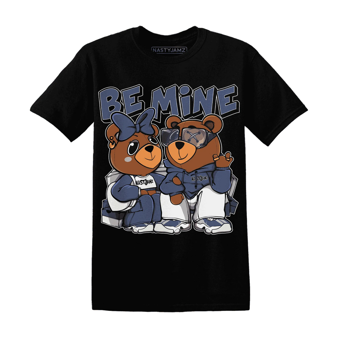 Low-Diffused-Blue-11s-T-Shirt-Match-Be-Mine-BER