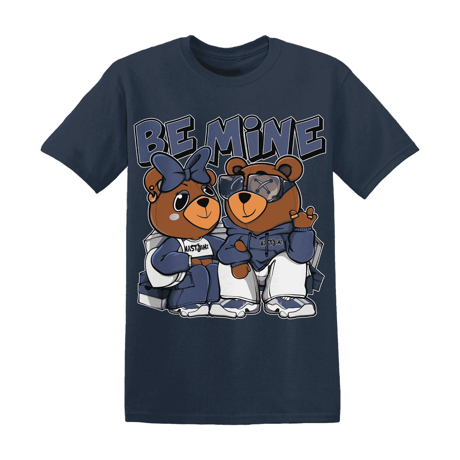 Low-Diffused-Blue-11s-T-Shirt-Match-Be-Mine-BER