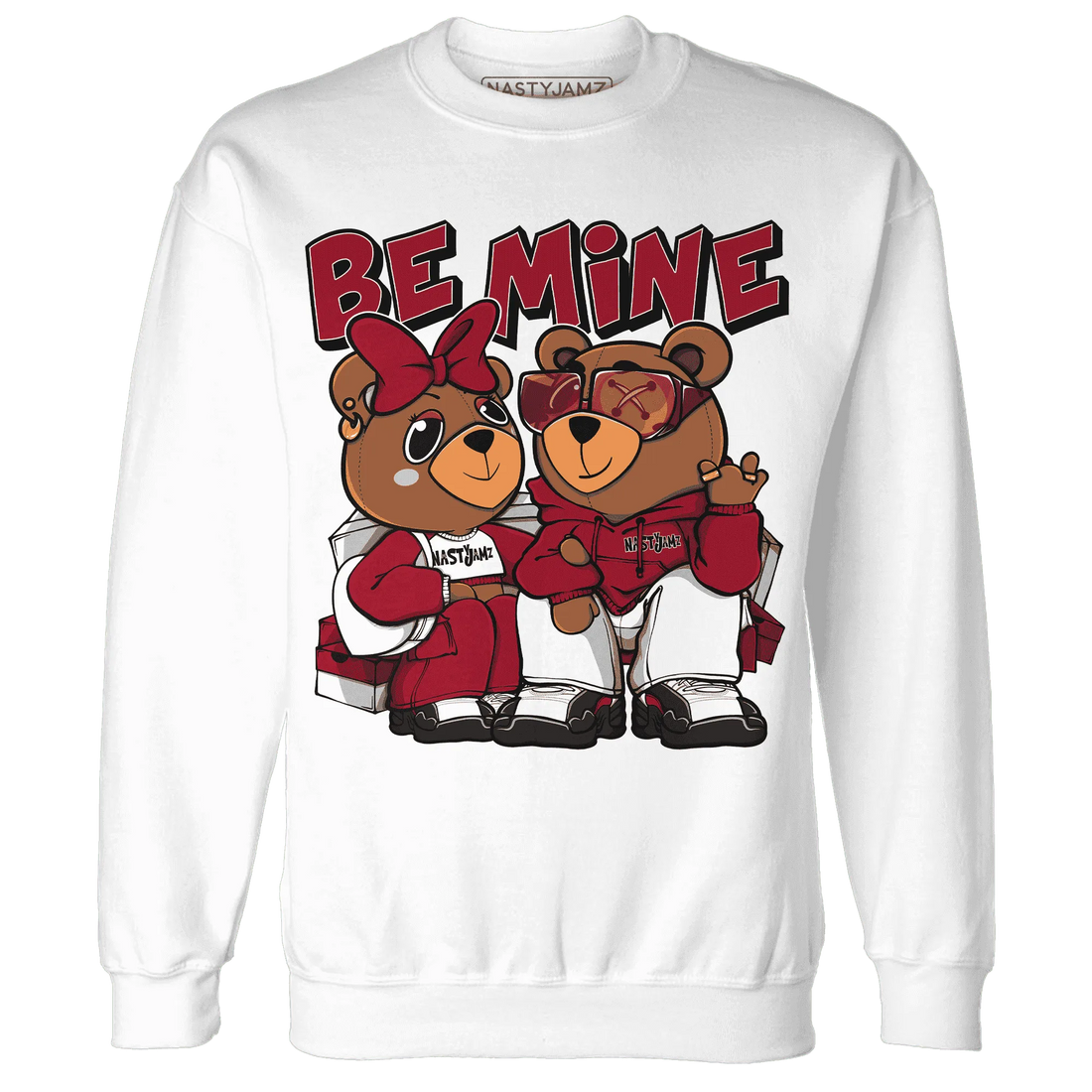 Retro-Red-Taxi-12s-Sweatshirt-Match-Be-Mine-BER